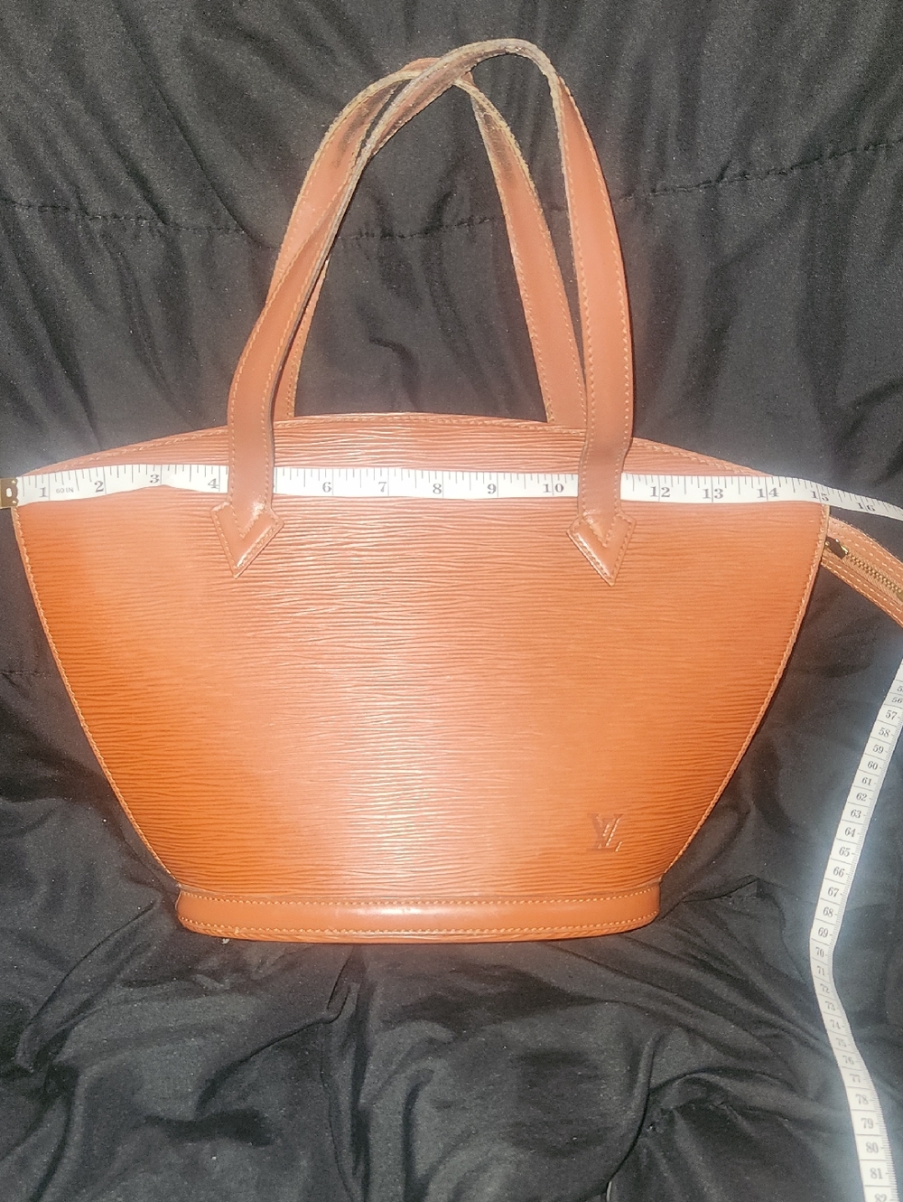 Louis Vuitton Epi Leather Cognac Tote